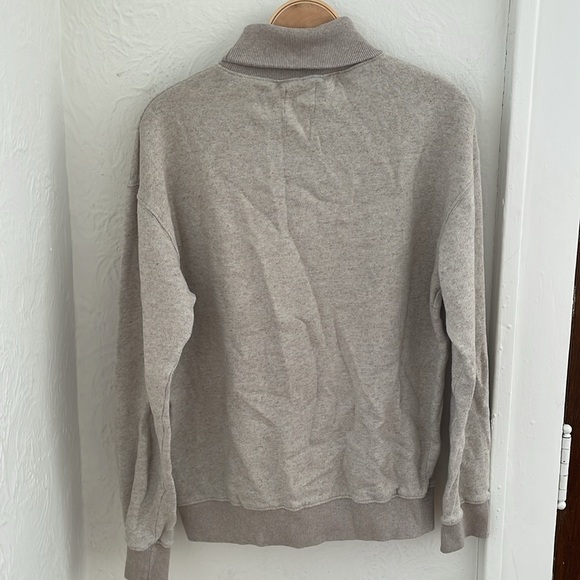 GIRLS OF DUST Women's Mock Neck Pullover Sweatshirt Size L In Gray - Picture 5 of 7